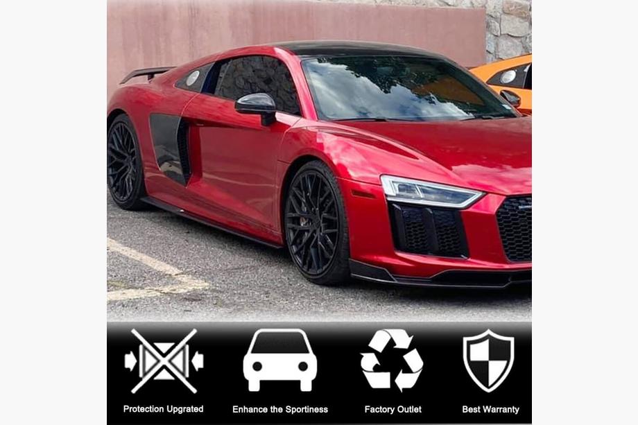Audi R8 2015- Minigonne Laterali V3 (Carbonio) Foto 4
