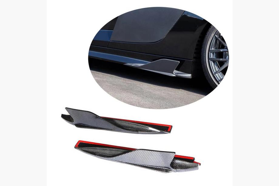Audi R8 2015- Splitter minigonne laterali (Carbonio) V2 Image