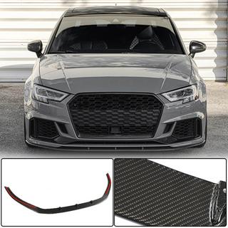 Lip spoiler paraurti anteriore V5 (per RS3 Sedan 2017-2020, Carbonio) foto 1