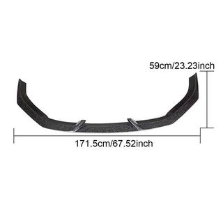 Lama spoiler paraurti anteriore V4 (per RS3 Sedan 2017-2020, Carbonio) foto 2