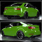 Audi A3 2012-2020 Diffusore paraurti posteriore V1 (per RS3 Sedan 2017-2019, Carbonio) foto 4