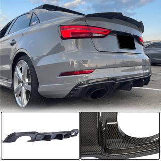 Diffusore paraurti posteriore V1 (per RS3 Sedan 2017-2019, Carbonio) Audi A3 2012-2020 foto 1