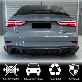 Diffusore paraurti posteriore V1 (per RS3 Sedan 2017-2019, Carbonio) Audi A3 2012-2020 foto 3