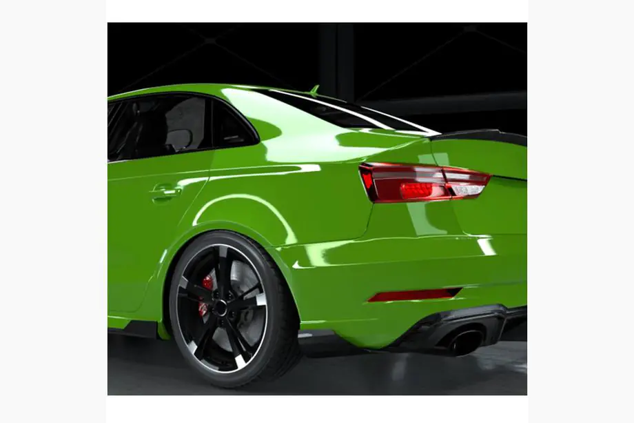 Audi A3 2012-2020 Flap paraurti posteriore (per RS3 Sedan 2017-2019, Carbonio) Foto 3