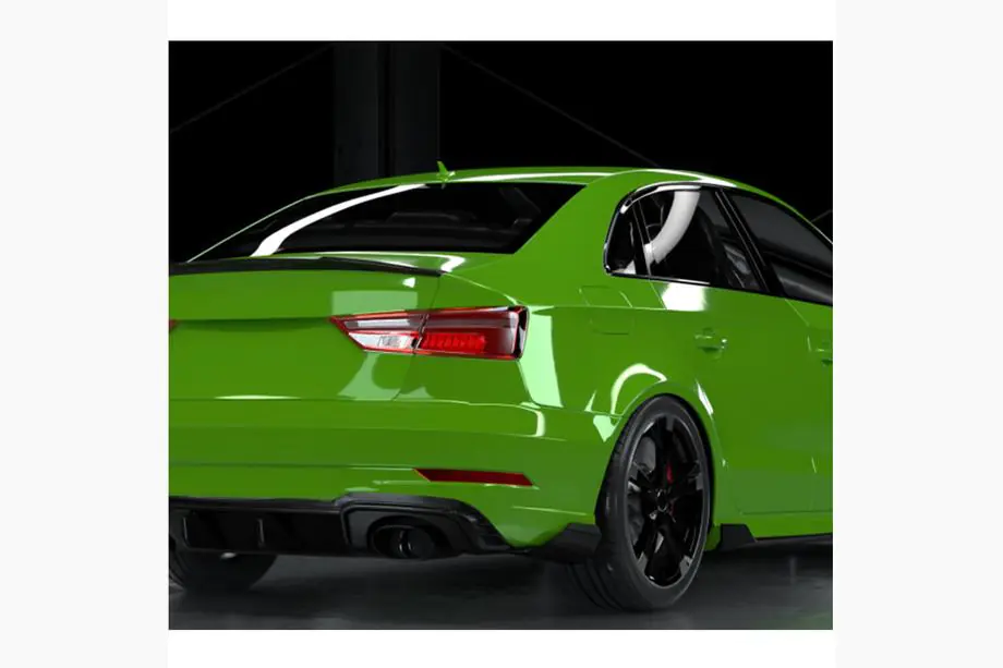 Audi A3 2012-2020 Flap paraurti posteriore (per RS3 Sedan 2017-2019, Carbonio) Foto 4