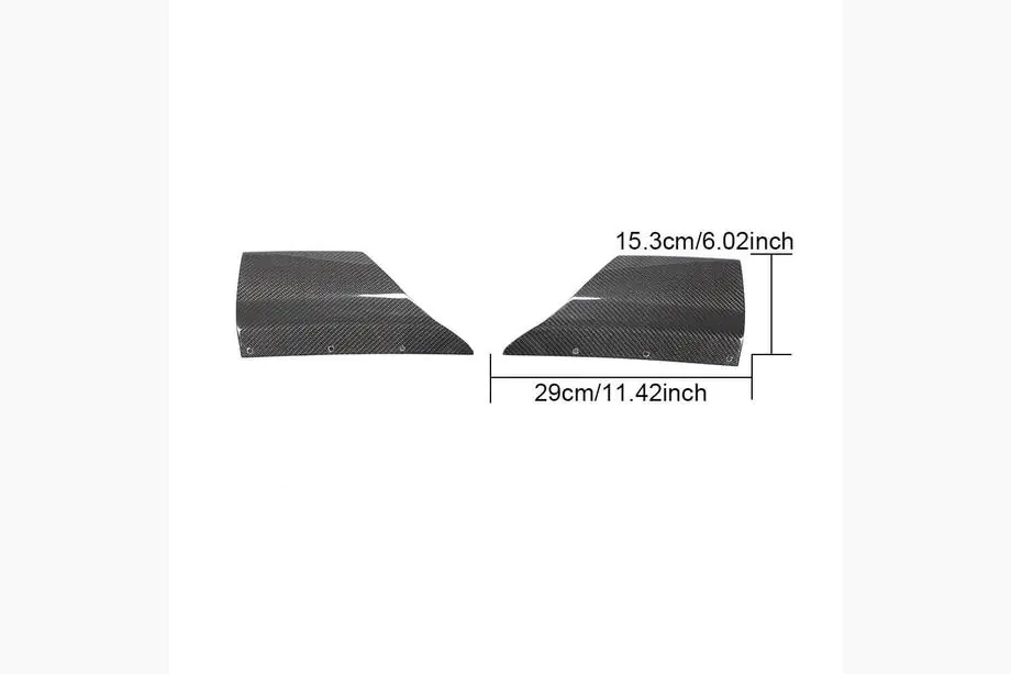 Audi A3 2012-2020 Flap paraurti posteriore (per RS3 Sedan 2017-2019, Carbonio) Foto 6