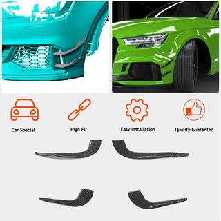 Splitter paraurti anteriore V2 (per RS3 Sedan 2017-2020, Carbonio) foto 2