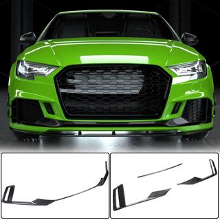 Splitter paraurti anteriore V1 (per RS3 Sedan 2017-2020, Carbonio) Audi A3 2012-2020 foto 1