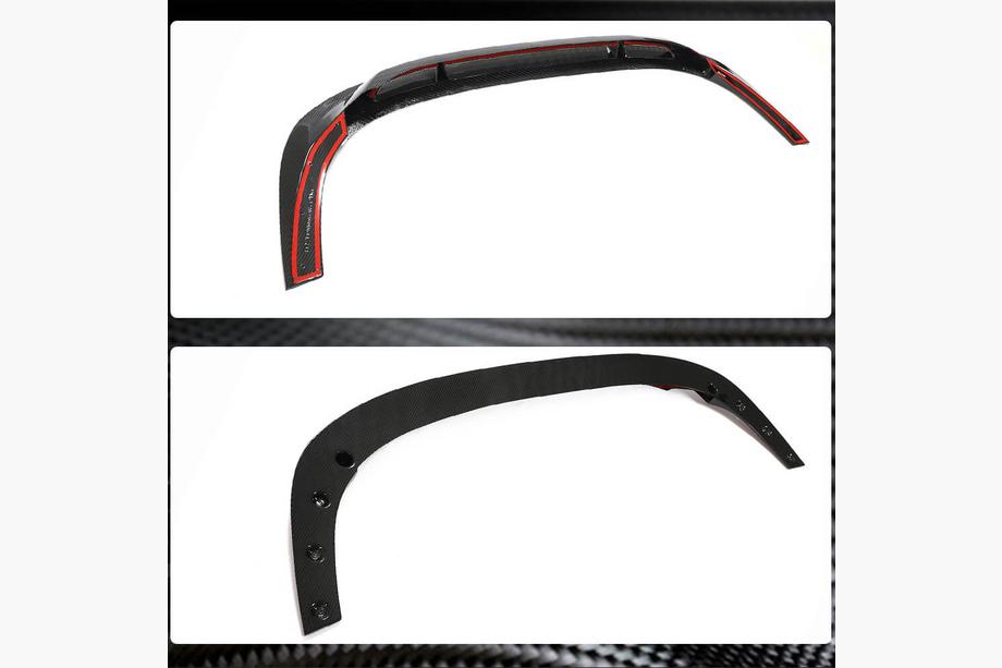 Audi A3 2020- Lama spoiler paraurti anteriore (per RS Sedan, Carbonio) Foto 3
