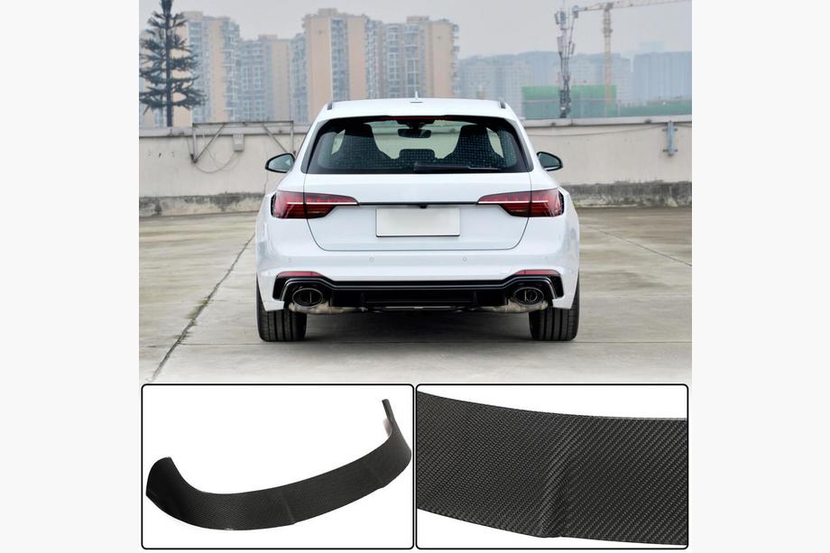 Audi A4 B9 2015-2024 Spoiler posteriore (per RS4 Avant 2020+, Carbonio) Image