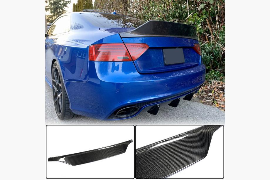 Audi A5 2007-2015 Spoiler V3 (per Coupe, Carbonio) Foto 1