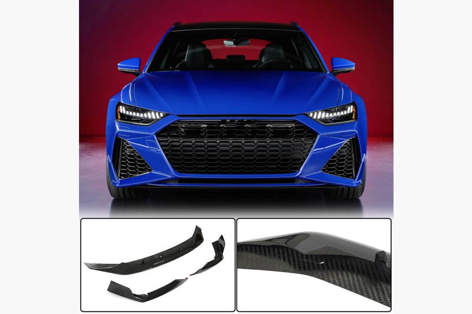 Audi A6 C8 2018–2025 Labbro Anteriore Paraurti (per RS6, Carbonio) Image