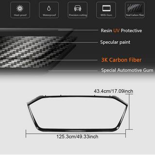 Cornice griglia anteriore (per RS6, carbonio) Audi A6 C8 2018–2025 foto 4