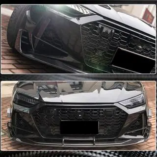 Cover prese d'aria paraurti anteriore V1 (per RS7 2018-2022, Carbonio Secco) foto 4