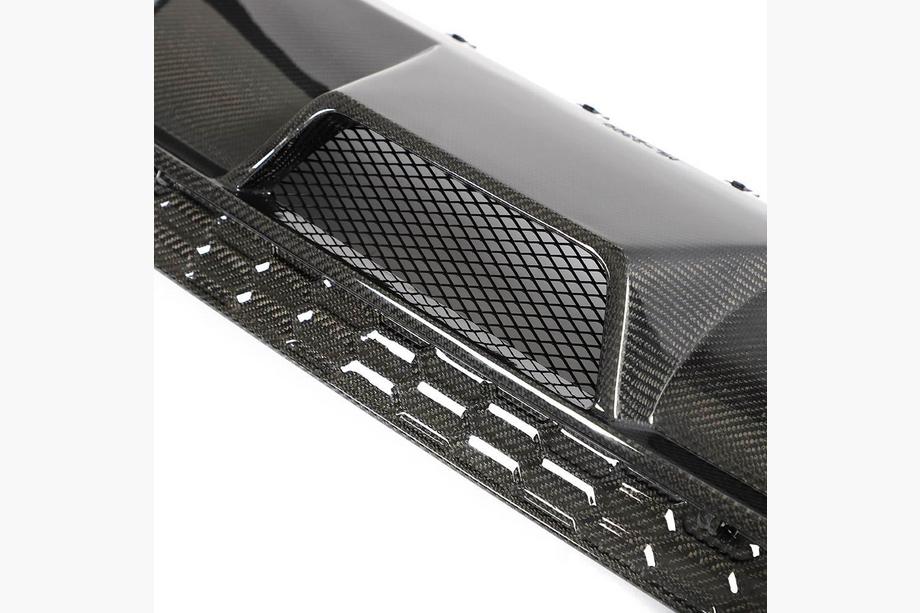 Audi A3 2020- Diffusore paraurti posteriore V1 (per S-Line Sedan 2020-2023, Carbonio) Foto 8