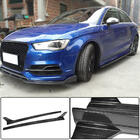 Audi A3 2012-2020 Minigonne laterali V4 (per S-Line Sedan, Carbonio) foto 1