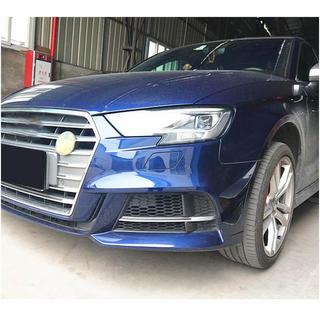 Labbro spoiler paraurti anteriore (per S-Line Sedan 2017-2020, Carbonio) Audi A3 2012-2020 foto 2