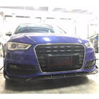 Audi A3 2012-2020 Labbro anteriore V1 per S-Line 2012-2016 HB, Carbonio foto 2