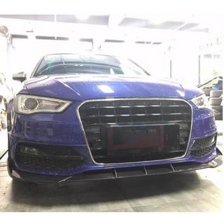 Labbro anteriore V1 per S-Line 2012-2016 HB, Carbonio Audi A3 2012-2020 foto 2