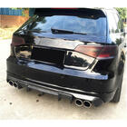 Audi A3 2012-2020 Diffusore Paraurti Posteriore V1 (per S-Line HB 2012-2016, Carbonio) foto 3