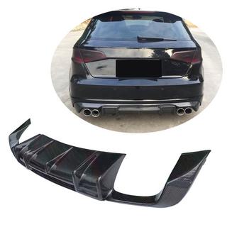Diffusore Paraurti Posteriore V1 (per S-Line HB 2012-2016, Carbonio) Audi A3 2012-2020 foto 1