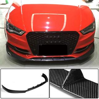 Lip spoiler paraurti anteriore Lip V2 (per S-Line Sedan 2012-2016, Carbonio) Audi A3 2012-2020 foto 1