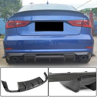 Diffusore paraurti posteriore V1 (per S-Line Sedan 2012-2016, Carbonio) Audi A3 2012-2020 foto 1