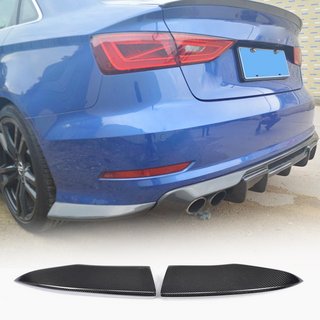 Flap paraurti posteriore Flap (per S-Line Sedan 2012-2016, Carbonio) Audi A3 2012-2020 foto 1