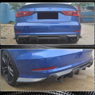 Flap paraurti posteriore Flap (per S-Line Sedan 2012-2016, Carbonio) Audi A3 2012-2020 foto 3