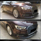 Audi A3 2012-2020 Labbro Anteriore V1 (per S-Line 2017-2020 HB, Carbonio) foto 3