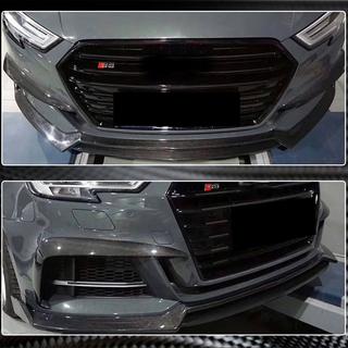 Splitter paraurti anteriore Lip V4 (per S-Line Sedan 2017-2020, Carbonio) Audi A3 2012-2020 foto 4
