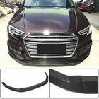 Audi A3 2012-2020 Labbro paraurti anteriore Lip V3 (per S-Line Sedan 2017-2020, Carbonio) foto 1