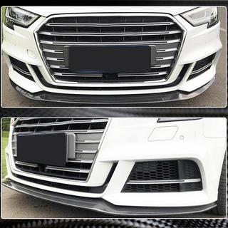 Labbro paraurti anteriore Lip V3 (per S-Line Sedan 2017-2020, Carbonio) Audi A3 2012-2020 foto 3
