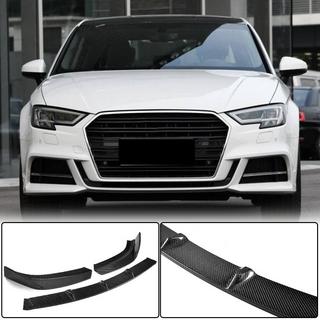 Splitter lip paraurti anteriore Lip V2 (per S-Line Sedan 2017-2020, Carbonio) Audi A3 2012-2020 foto 1