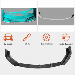 Splitter lip paraurti anteriore Lip V2 (per S-Line Sedan 2017-2020, Carbonio) Audi A3 2012-2020 foto 2