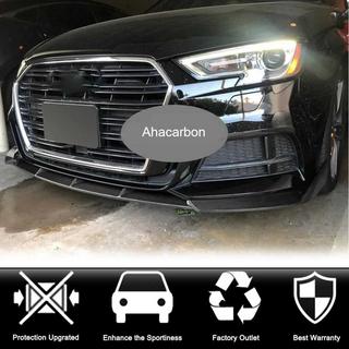 Lip spoiler paraurti anteriore Lip V1 (per S-Line 2017-2020 Sedan, Carbonio) Audi A3 2012-2020 foto 4