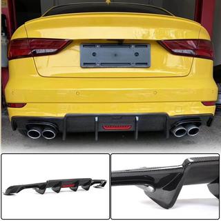 Diffusore paraurti posteriore V3 per S-Line Sedan 2017-2020 (Carbonio) Audi A3 2012-2020 foto 1