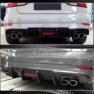 Diffusore paraurti posteriore V3 per S-Line Sedan 2017-2020 (Carbonio) Audi A3 2012-2020 foto 4
