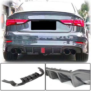 Diffusore paraurti posteriore V2 (per S-Line Sedan 2017-2020, Carbonio) Audi A3 2012-2020 foto 1