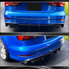 Audi A3 2012-2020 Diffusore Paraurti Posteriore (FRP) foto 7