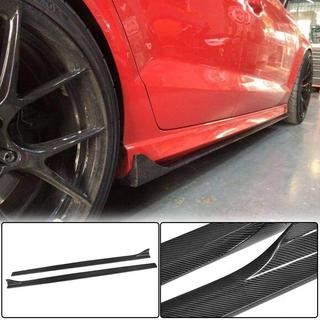 Minigonne laterali V2 (per S-Line Sedan, Carbonio) foto 1