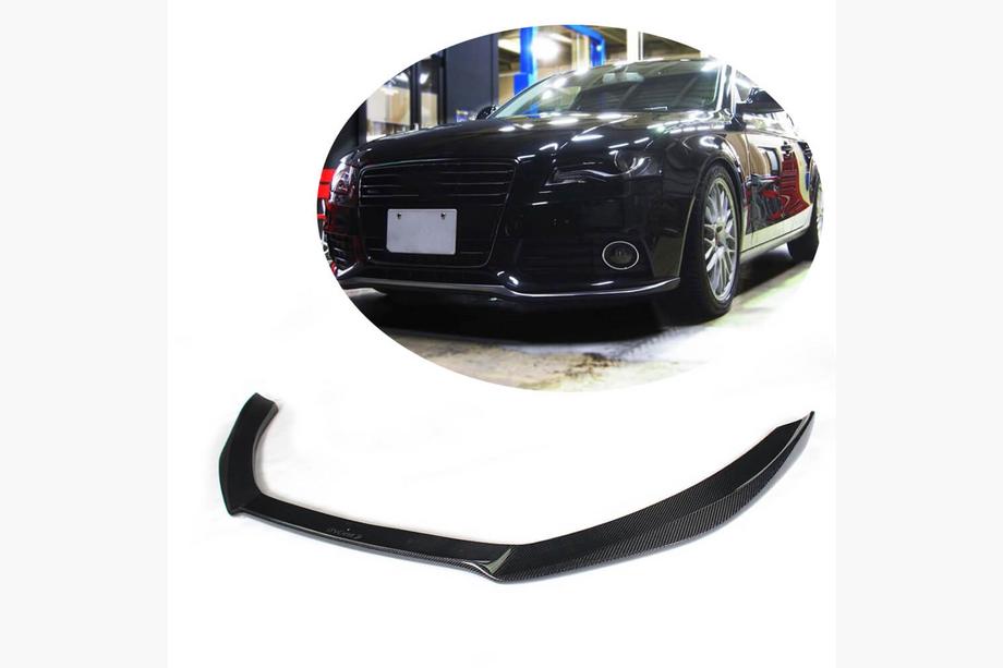 Audi A4 B8 2007-2015 Labbro paraurti anteriore (per S-Line 2007-2011, Carbonio) Image