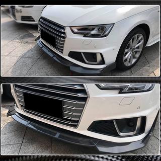 Labbro spoiler paraurti anteriore Lip V1 (per S-Line Sedan 2015-2019, Carbonio) foto 4