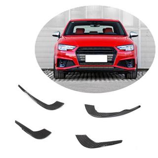 Lama paraurti anteriore V3 (per S-Line Sedan 2015-2019, Carbonio) foto 1