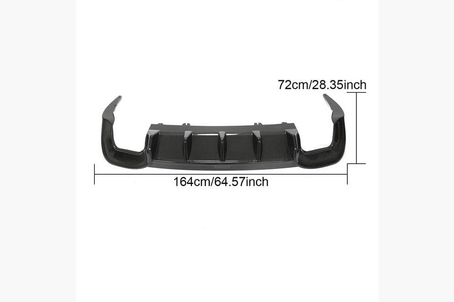 Audi A4 B10 2024- Diffusore Posteriore V2 (per S-Line, Carbonio) Foto 6