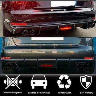 Diffusore paraurti posteriore V1 (per S-Line Sedan 2015-2019, Carbonio) foto 2