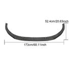 Audi A4 B9 2015-2024 Lip paraurti anteriore Lip V6 (per S-Line Sedan 2015-2019, Carbonio) foto 6