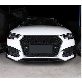 Splitter lip paraurti anteriore Lip V2 (per S-Line Sedan 2015-2019, Carbonio) foto 1