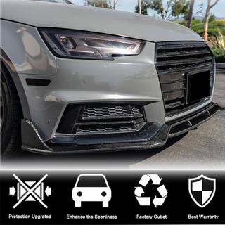 Splitter lip paraurti anteriore Lip V2 (per S-Line Sedan 2015-2019, Carbonio) foto 3