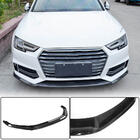 Audi A4 B9 2015-2024 Lip spoiler paraurti anteriore Lip V4 (per S-Line Sedan 2015-2019, Carbonio) foto 1